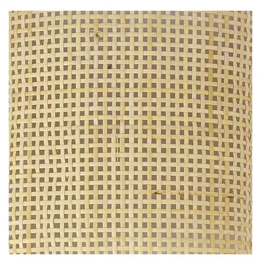 rattan webbing suppliers-natural bleached square mesh