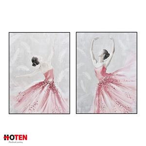 Peinture sur toile acrylique abstraite peinte à la main Belle danseuse sexy <span class=keywords><strong>Jeune</strong></span> fille <span class=keywords><strong>Femme</strong></span> nue Chambre à coucher - Product Image 5