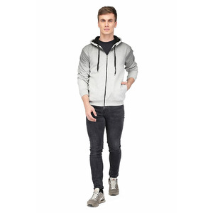 Alta calidad 100% algodón Fleece Heavyweight Zip up Sudaderas con capucha Unisex Streetwear Sudadera con capucha para hombres Moda ZipperHoodie - Product Image 6