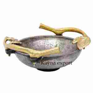 CUENCO CENTRAL PARA MESA DE COMEDOR CON CUENCO ACABADO EN ORO PARA USO DOMÉSTICO CUENCO DE ORO DE LUJO - Product Image 5