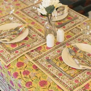 Couverture de Table en lin pour salle à manger, 1 pièce, avec tapis de table et serviettes, couvre-lit décoratif pour la maison et le restaurant, prix en stock - Product Image 4