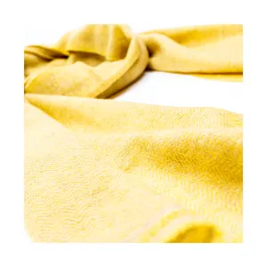 High Quality Bulk Yellow Cashmere Merino New Fashion Custom Unisex Scarf Muffler