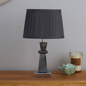 โคมไฟตั้งโต๊ะสีเทาควันสวยงามอุปกรณ์ตกแต่งสูงสำหรับจัดแสดงตกแต่งบ้านดีไซน์ใหม่ - Product Image 2