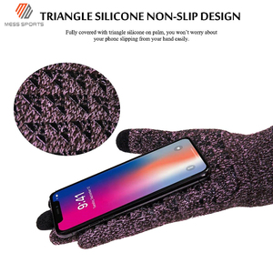 MESS SPORTS Fashion Men Women Thermal <b>Touchscreen</b> Smartphone Texting Driving Cycling Checked Cotton Winter <b>Gloves</b> - Product Image 5