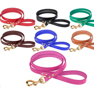 Leather <b>Dog</b> <b>Leash</b>, <b>Dog</b> <b>Leash</b>, <b>Dog</b> Lead, 4Foot <b>Dog</b> <b>Leash</b>, Strong Leather <b>Dog</b> <b>Leash</b> - Product Image 1