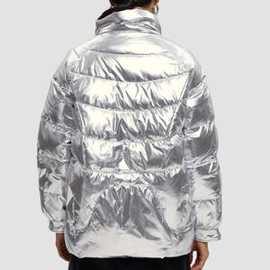 Veste matelassée pour femme Polyester personnalisé Veste matelassée à fermeture éclair à la mode pour femme Veste bouffante - Product Image 4