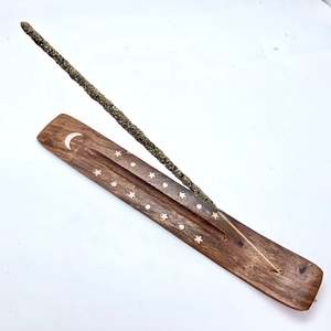 Varitas de incienso artesanales, varitas de incienso enrolladas, fragancia de lavanda y salvia - Product Image 2