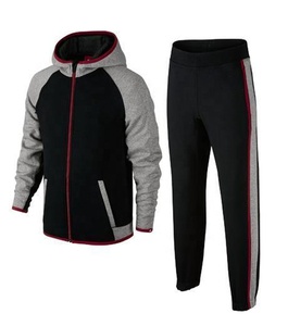 Survêtements d'été personnalisés écologiques 100 % coton respirant, grandes tailles, sweats à capuche avec veste de sport en polaire - Product Image 1