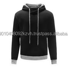 Sudadera y Sudadera con capucha de manga larga para hombre 100% algodón al por mayor diseño personalizado patrón sólido para invierno - Product Image 5