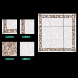Design luxueux 6 pièces carreaux de sol en porcelaine polie 40x40cm - Product Image 1