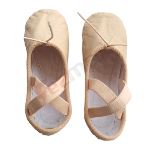 Fezmax-zapatos de Ballet de cuero, zapatillas suaves de baile - Product Image 5