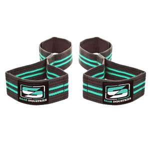 Customizable Logo Heavy Duty Neoprene Figure Eight Lifting Straps Gym Training Equipment for Dead Lift <b>Fitness</b> <b>Safety</b> - Product Image 1