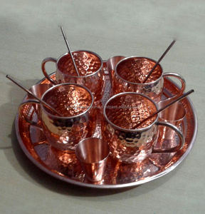 PLATEAU DE SERVICE EN CUIVRE ÉCOLOGIQUE SANS BPA - Product Image 4