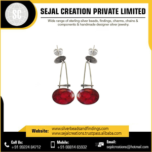 Wholesale 925 Sterling Silver Large Drop <b>Earrings</b> <b>Top</b> Selling Fine Jewelry with Diamond for Weddings - Product Image 4