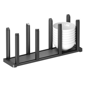 Goldmine Stacking Bowls Rack Cuencos ajustables Platos Soporte Cajón Organizadores Platos Soporte de almacenamiento - Product Image 1