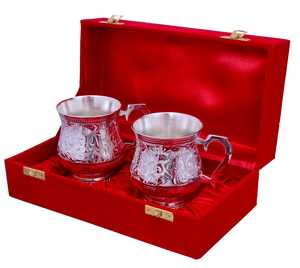 ชุดบรรจุภัณฑ์ของขวัญของตกแต่งบ้านแบบอินเดียทำด้วยมือทองเหลืองและกระจกที่มีเอกลักษณ์และหรูหราพร้อมเทคนิคการหล่อโลหะชุบเงิน - Product Image 3