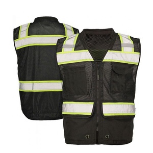 Workpro — gilet de sécurité anti-poussière en maille réfléchissante de haute visibilité, avec poches, pour la Construction - Product Image 1