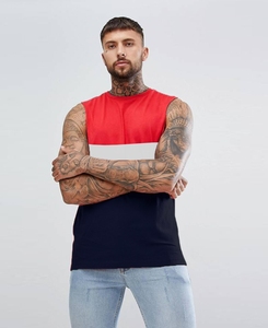 Vente en gros t-shirt sans manches 2020 personnalisé, débardeur Stringer, Bodybuilding, gilet d'extérieur pour hommes - Product Image 3