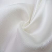Tela Mikado de Sarga de Poliéster 100% Color Marfil LIM505 de Taiwán para Vestidos de Novia y Prendas de Niñas