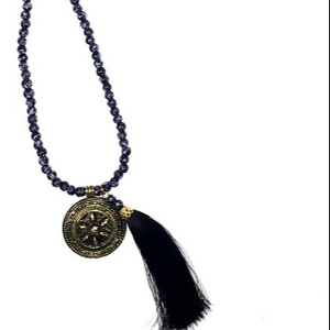 Collar de cuentas de diseño para mujer, colgante de borla, accesorios de joyería de moda de la India, venta al por mayor - Product Image 1