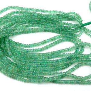 Cuentas Redondas Facetadas de Esmeralda Zambiana Verde Natural de 2 mm y 4 mm, Certificadas por IGI, para la Creación de Joyas, Venta al por Mayor - Product Image 1
