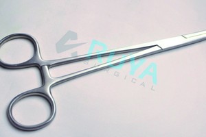 Forceps hemostáticos quirúrgicos dentales, pinzas de Crile de 6 pulgadas para Artery médicas, curvadas y rectas de acero inoxidable, CE ISO - Product Image 3