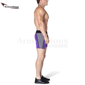 กางเกงออกกำลังกายขาสั้น5นิ้ว,กางเกงวิ่งเอวสูงพิมพ์โลโก้ - Product Image 6