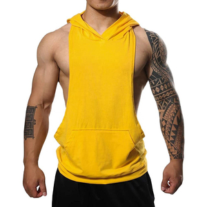 MESS SPORTS Nueva Camiseta sin Mangas con Capucha para Hombre, para Gimnasio, Ejercicio, Fitness, Secado Rápido, Transpirable, Estilo Casual - Product Image 6