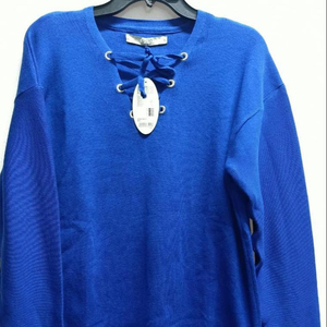 Premium Quality 100% Cotton Women's Sexy <b>V</b> <b>Neck</b> Pullover Tops <b>Long</b> Sleeve Loose Casual <b>Jumpers</b> for Autumn Bangladesh Sweaters - Product Image 1