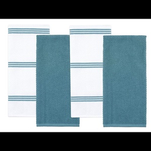 100% Organic Cotton GOTS Certified <b>Microfiber</b> Kitchen Bamboo <b>Towels</b> Kitchen Napkin Soft Dish Cloth Absorbent <b>Towel</b> Shell Printed - Product Image 2