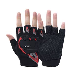 Guantes deportivos antideslizantes para gimnasio para niños, bolsas de guantes de Fitness con Logo en negro, rojo y azul, artículo de embalaje de goma, tamaño de la muñeca - Product Image 1