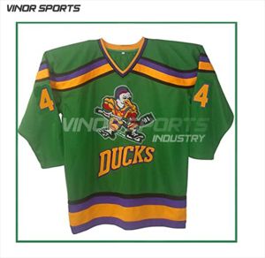 Camiseta de sublimación de poliéster 100% personalizada OEM unisex, diseño personalizado para ropa de bordado de hockey sobre hielo - Product Image 2