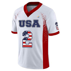 Jersey de Fútbol Americano Unisex con Nombre de Equipo, Precio al por Mayor, Fórmula 1 Industries, Antibacterial, Transpirable, de Secado Rápido, Servicio OEM - Product Image 3