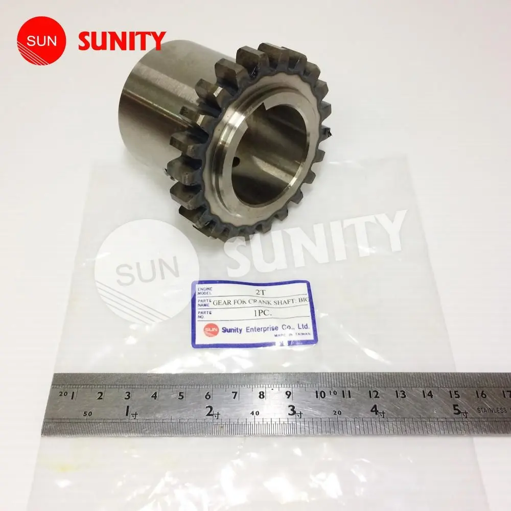 SUNITY สร้างความแม่นยำสูงเกียร์สำหรับเพลาข้อเหวี่ยงขนาดใหญ่ OEM 123200-83030 2T 3T สำหรับเครื่องยนต์