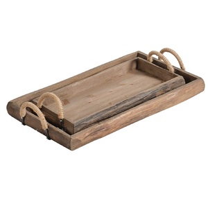 Nouvellement à la mode variété exclusive de plateau de service en bois concepteur fait à la main plateau de service en gros plat de service le plus vendu - Product Image 4