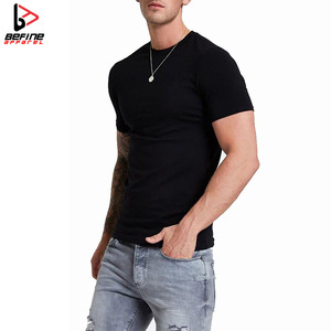 Nueva llegada de lujo camiseta Unisex impresión personalizada Logo Mock Neck camiseta en blanco de gran tamaño camiseta de los hombres para los hombres al por mayor - Product Image 2