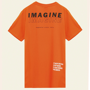 เสื้อยืด unisex เสื้อยืดพิมพ์ลายออกแบบได้ตามต้องการทำจากผ้าฝ้ายทนทาน/เส้นใยไม้ไผ่ทุกสี - Product Image 2