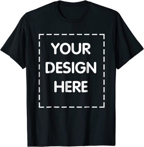 Camiseta Casual Personalizada de Hombre, Cuello Redondo, Manga Corta, Corte Regular, de Algodón/Poliéster, con Estampados y Ribete en Contraste, a 1 Dólar - Product Image 2