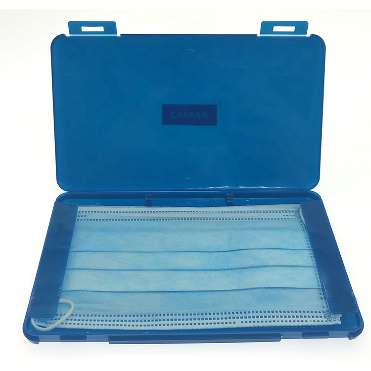 Антибактериальный портативный чехол для маски с логотипом на заказ, коробка для хранения маски с кусачками