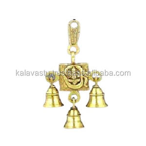 Carillon à vent intérieur en laiton avec un bon son Statue Ganesha fait à la main décoration de la maison carillon à vent mural - Product Image 6