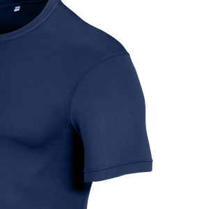 Camisa de compresión de capa base para hombre, ropa atlética personalizada de alta calidad, con tela superelástica y camisetas rashguard - Product Image 6