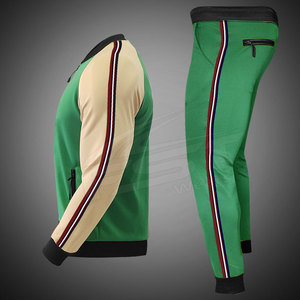 Chándal de algodón a granel para hombre, chándal ajustado con cremallera, alta calidad, nuevo diseño, OEM - Product Image 3