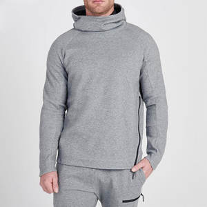 Jersey de algodón con cordón para hombre, Sudadera con capucha masculina, estilo francés, de felpa, de gran tamaño, peso pesado de 400gsm, 2021 - Product Image 5