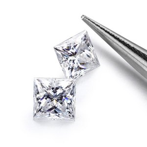 Gemver Princess Cut Lab Grown Diamond VVS Clarity DEF Color IGI Certified Real Diamond pour l'utilisation de bijoux du grossiste - Product Image 1