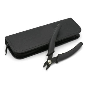 Pince à extensions capillaires en acier inoxydable pour application professionnelle, durable, ergonomique, pour extensions à fusion et à bandes, écologique - Product Image 2