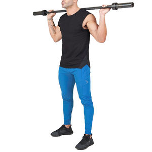 กางเกงวิ่งขายาวสำหรับผู้ชาย,กางเกงขายาวมีกระเป๋าซิปกางเกงวิ่งมิดเดิ้ลกางเกงขายาวสำหรับวิ่งออกกำลังกายมาใหม่ปี2021 - Product Image 4