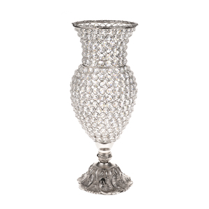 Florero de metal antiguo Diseño atractivo Hecho a mano Mejor maceta Superventas Florero de piso de flores de metal con estilo indio - Product Image 4