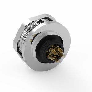 M9 5PIN Front Lock Waterproof Connector - Product Image 2