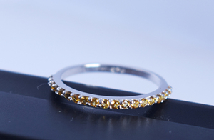 Anillo de piedras preciosas de Diopside cromado para mujer, banda de plata de ley a la moda, diseño de lujo, joyería a un precio asequible - Product Image 5