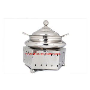 อินเดียจัดงานแต่งงานรอบจาน Chafing ทำด้วยมือโดยตรง OEM โรงงานขาย - Product Image 1